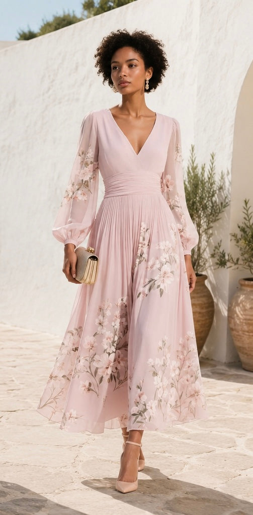 BEGOÑA | VESTIDO FLORAL ELEGANTE