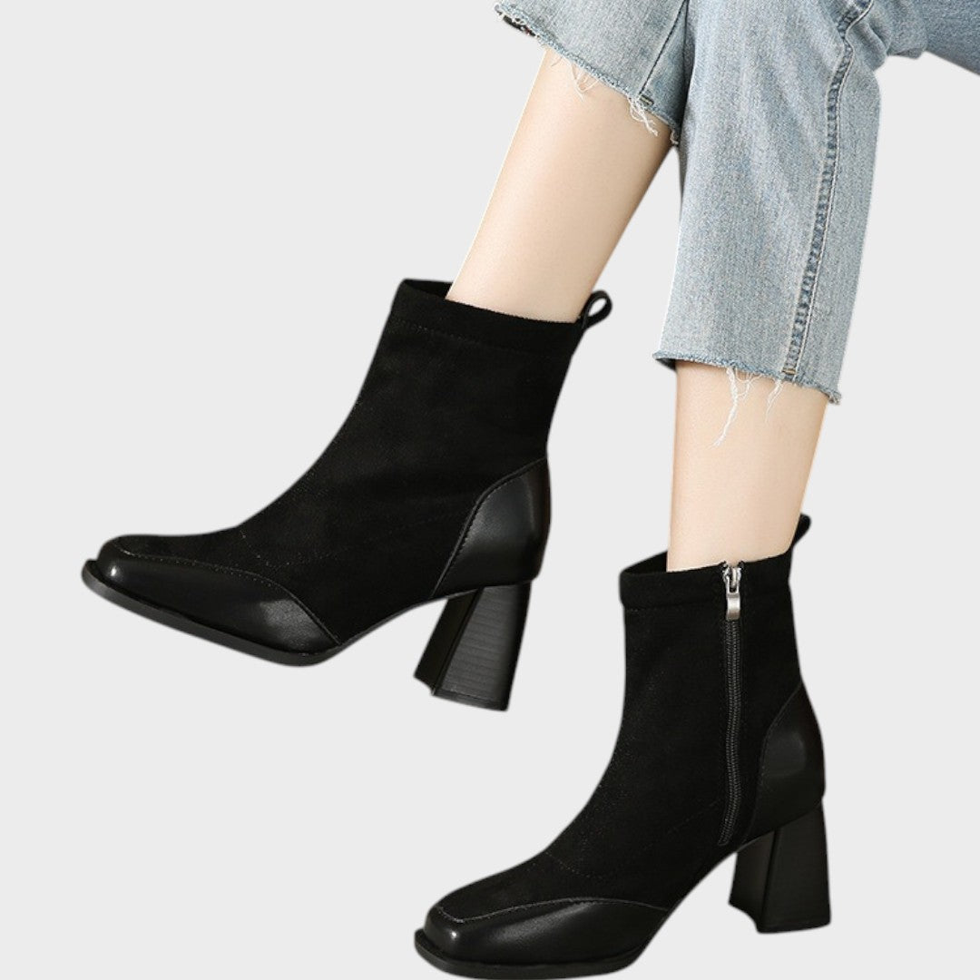 Verona | Botas de Antes con Detalles de Piel