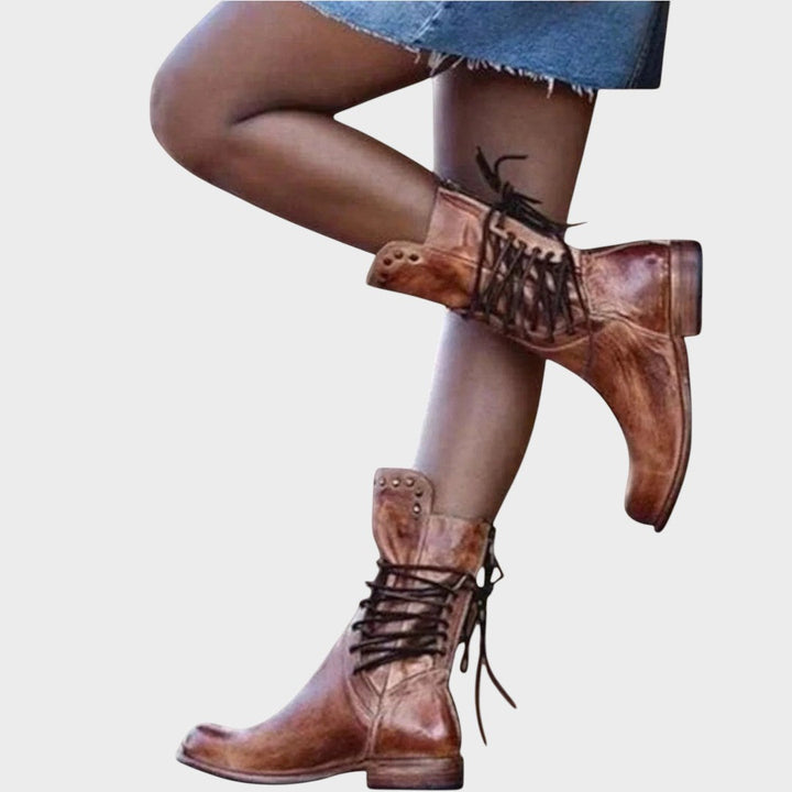 Yara | Botas Con Cordones