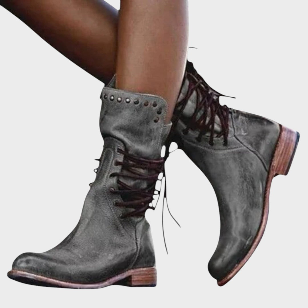Yara | Botas Con Cordones