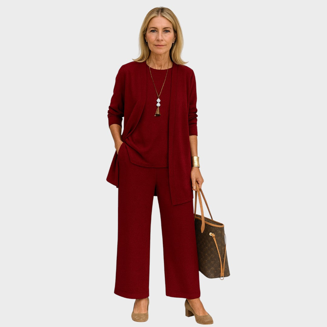 Gina | Conjunto Elegante de 3 Piezas