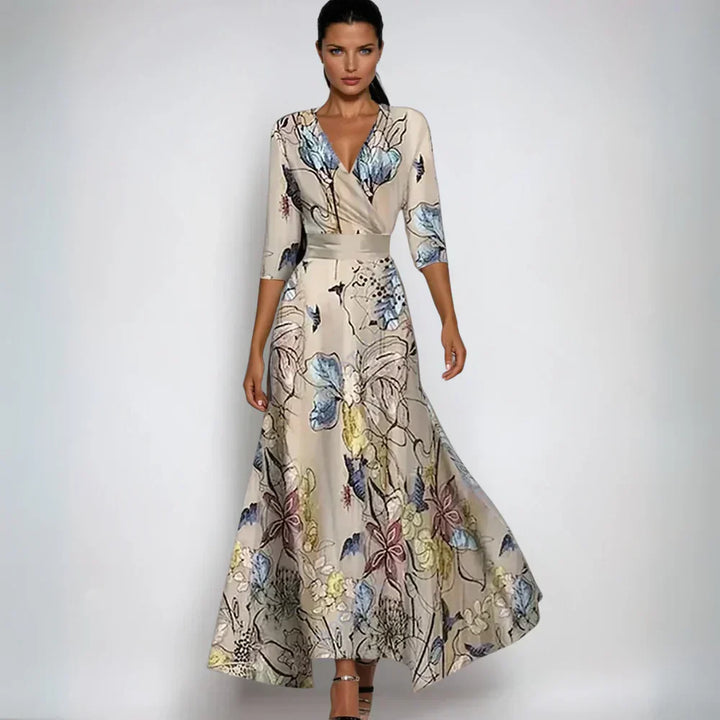 Chloe™ | Vestido Floral Elegante y Favorecedor