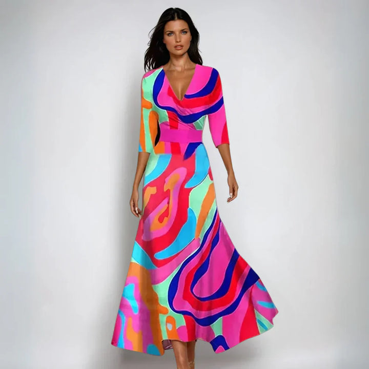 Chloe™ | Vestido Floral Elegante y Favorecedor