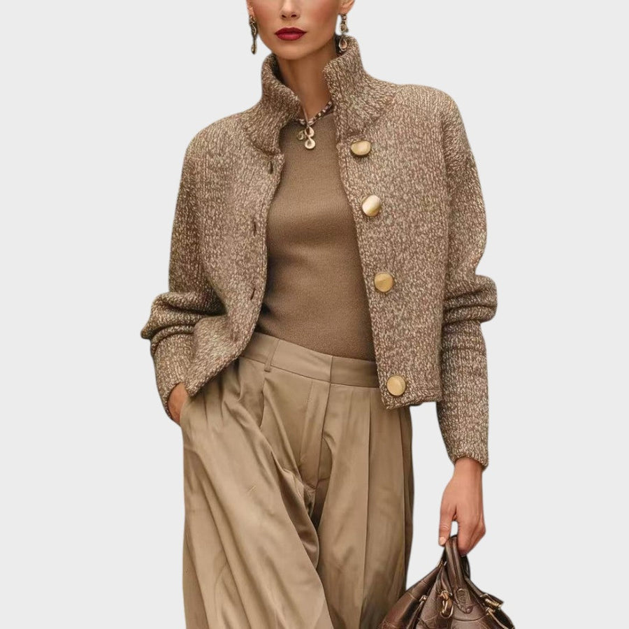 Violeta | Chaqueta Elegante Corto con Botones