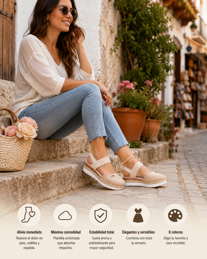 Harriet™ | Sandalias Ortopédicas Elegantes y Cómodas