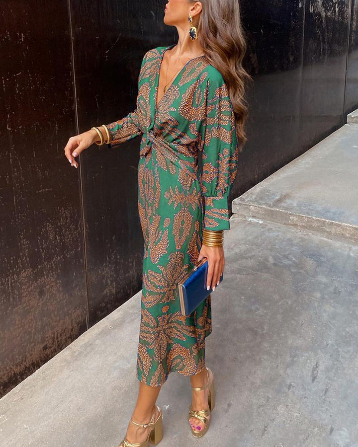 Isadora™ - Vestido Midi Elegante de Verano