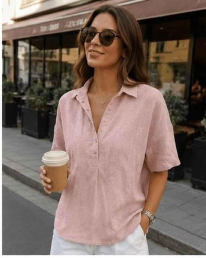 Rachel™ | Blusa Elegante con Cuello