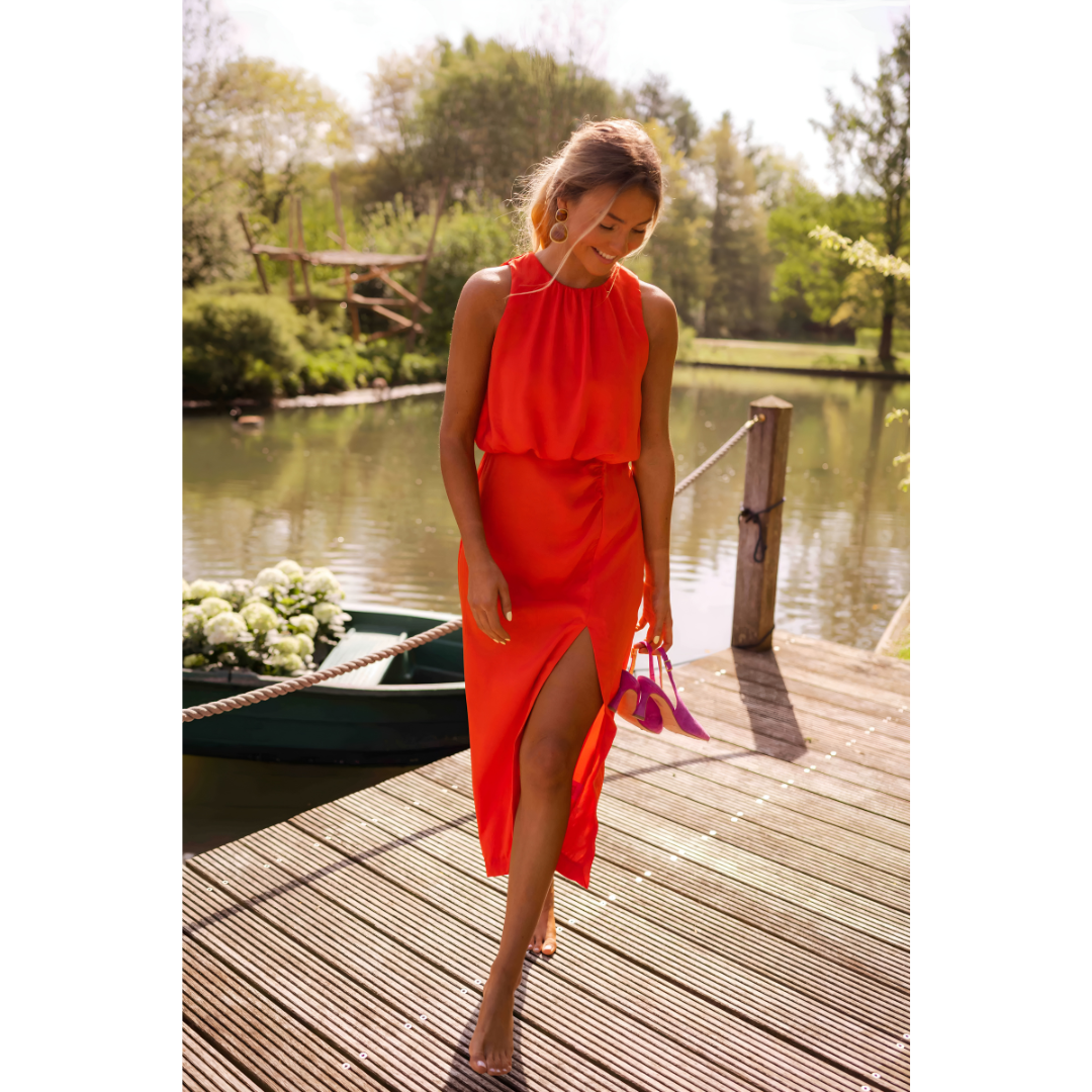 Kasia™ | Vestido Midi Elegante y Fresco para Primavera & Verano