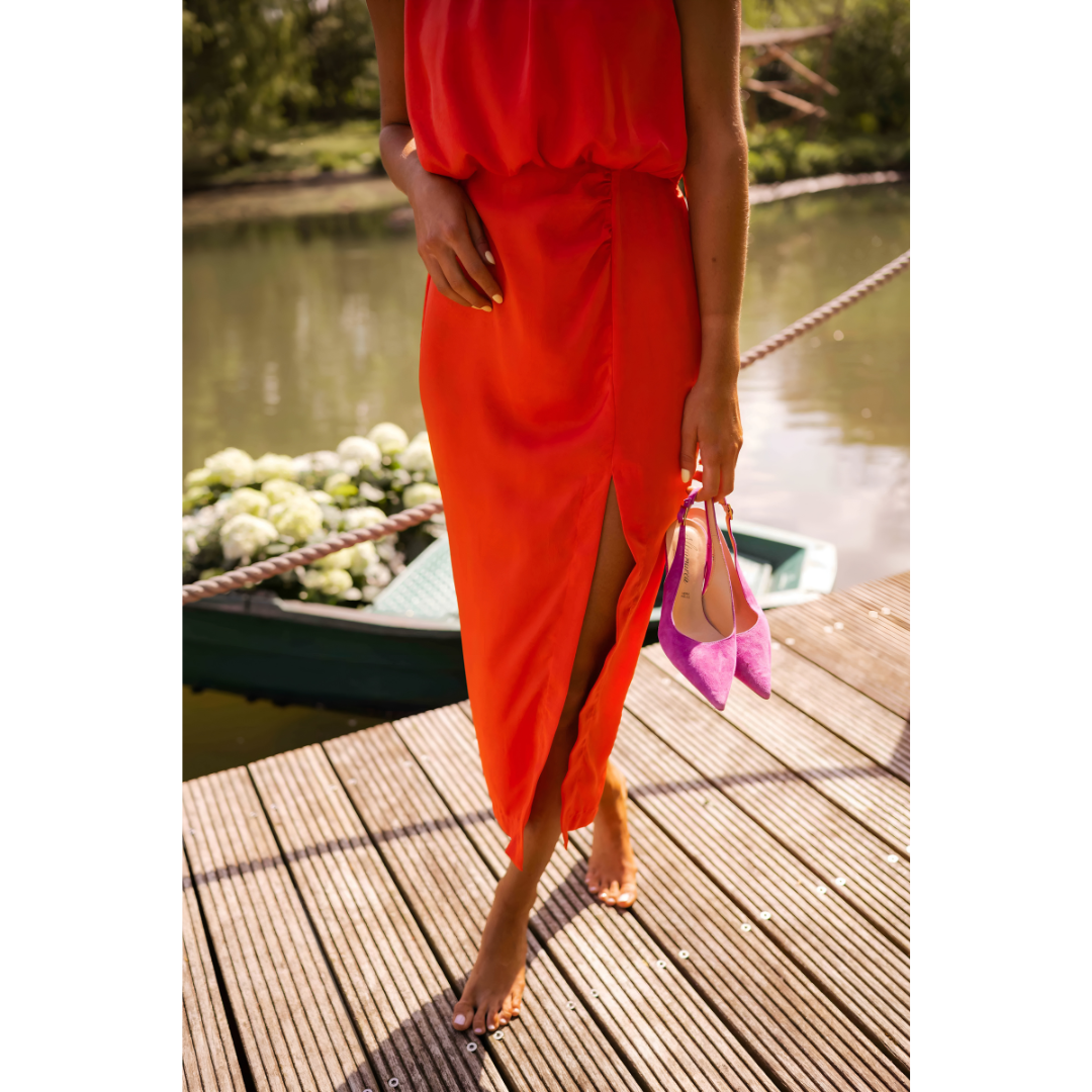 Kasia™ | Vestido Midi Elegante y Fresco para Primavera & Verano