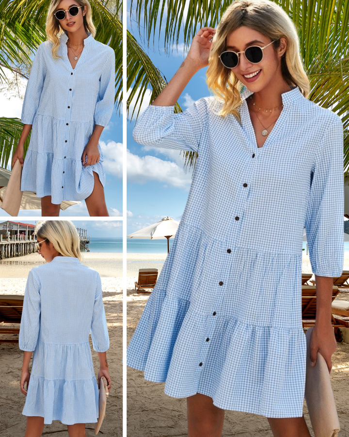 Shanna™ | Vestido Midi Fresco y Elegante para Verano