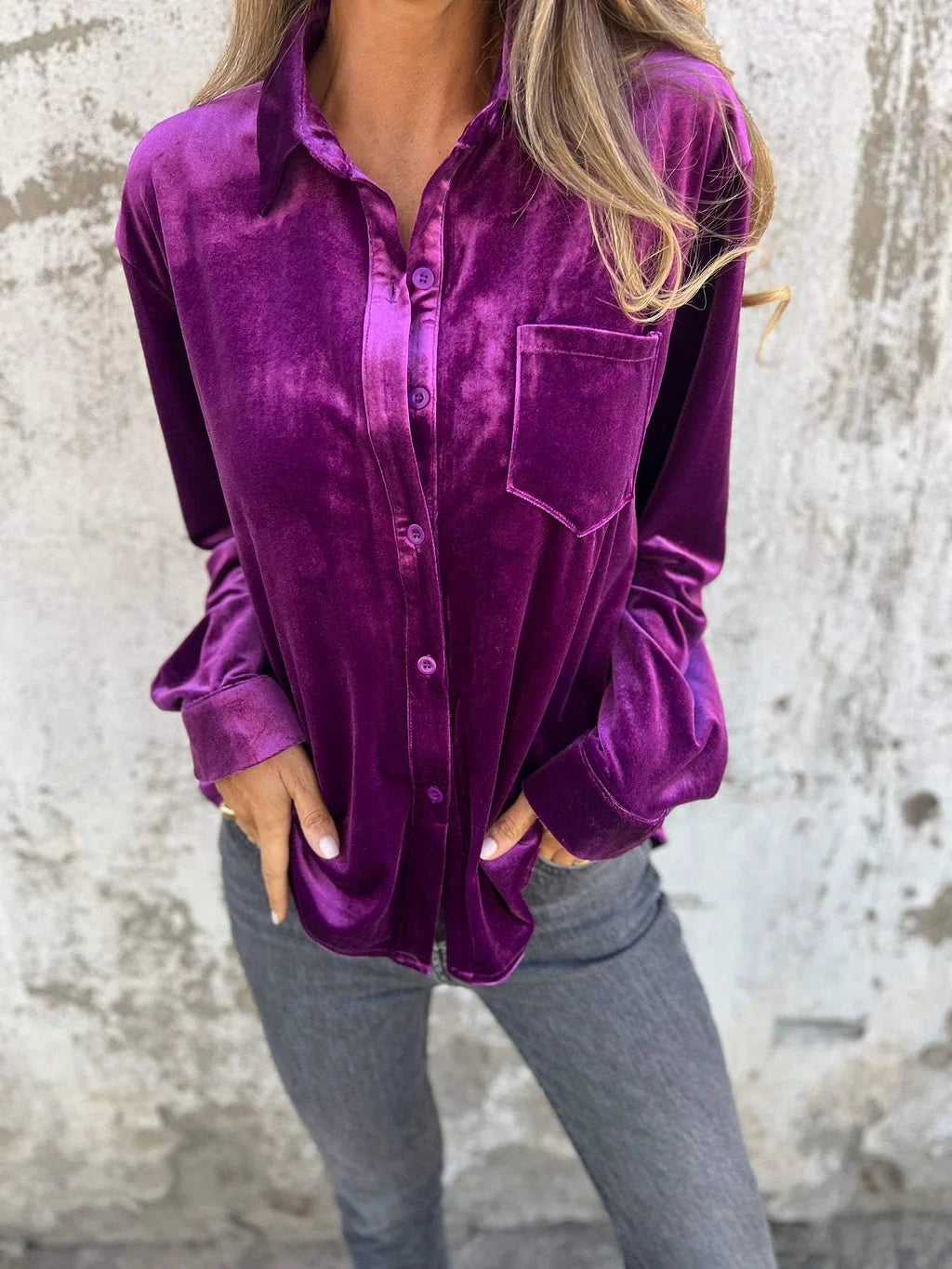 Isis - Blusa Terciopelo