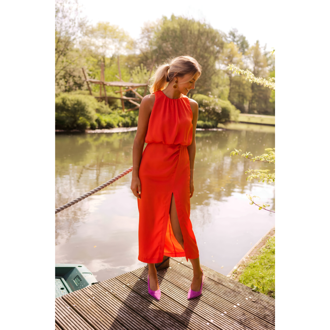 Kasia™ | Vestido Midi Elegante y Fresco para Primavera & Verano