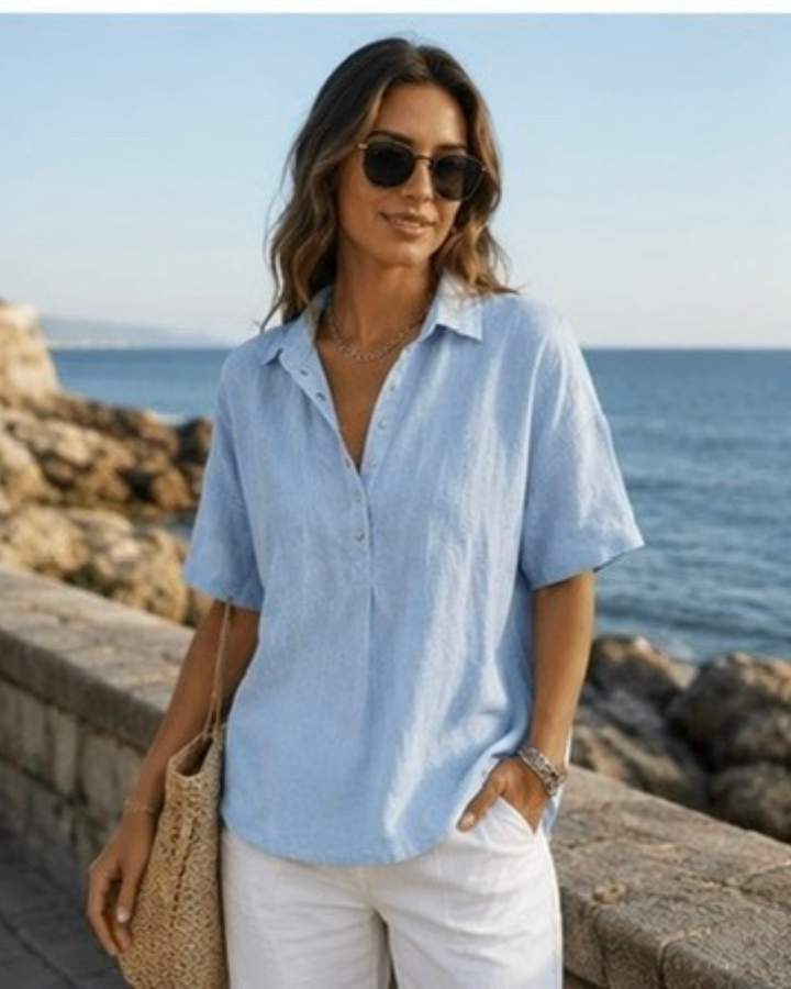 Rachel™ | Blusa Elegante con Cuello