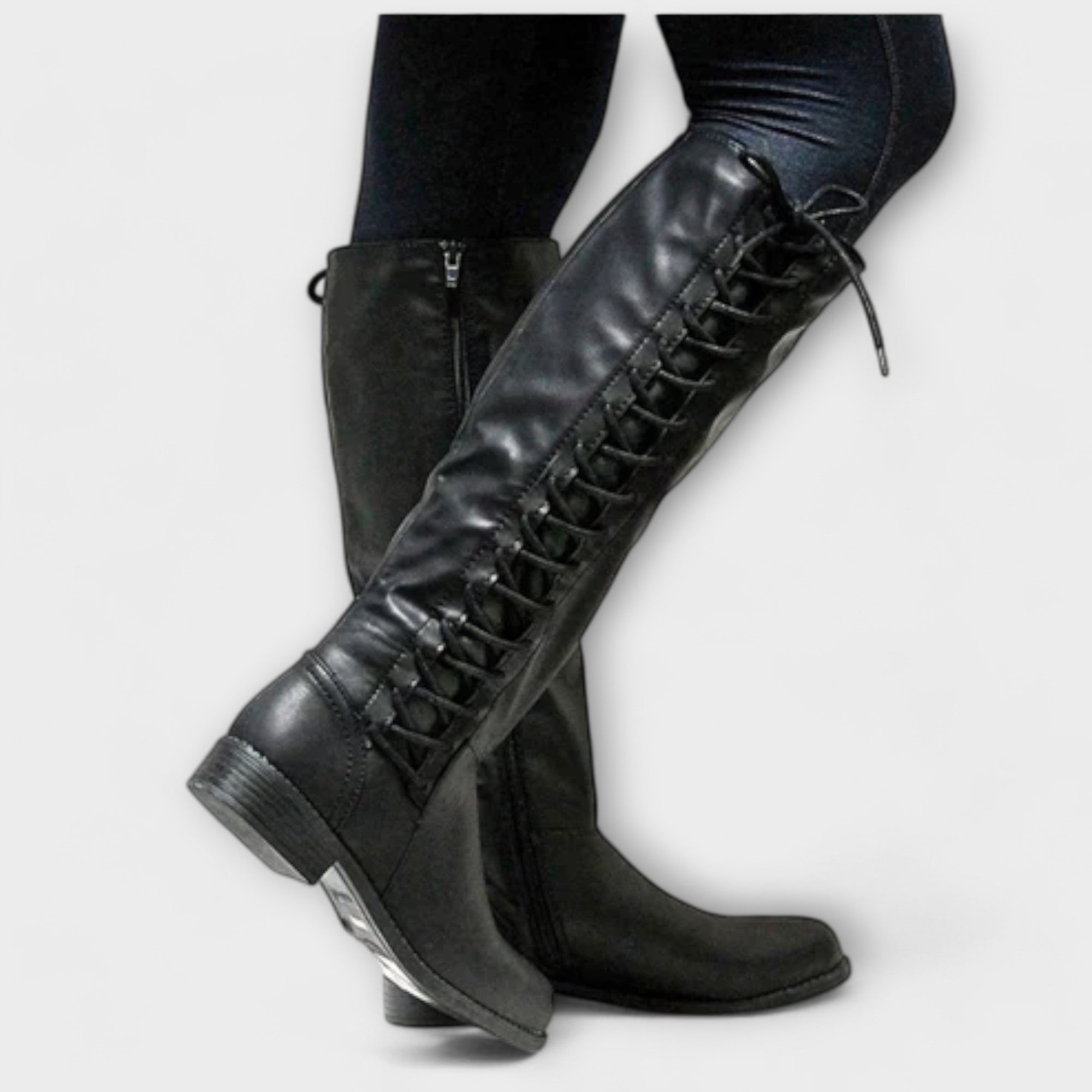 Milenne | Botas Altas con Cordones