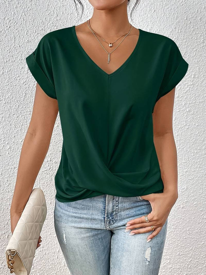 LISANNE™ | Top Elegante con Escote en V – Comodidad y Estilo