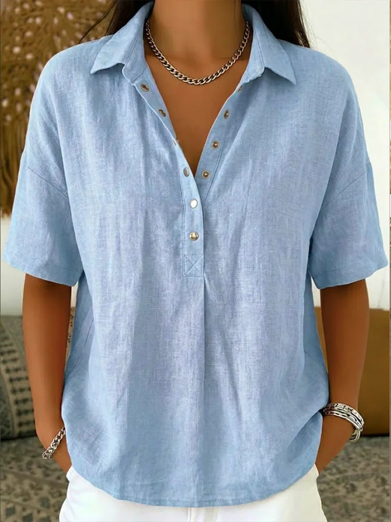 Rachel™ | Blusa Elegante con Cuello