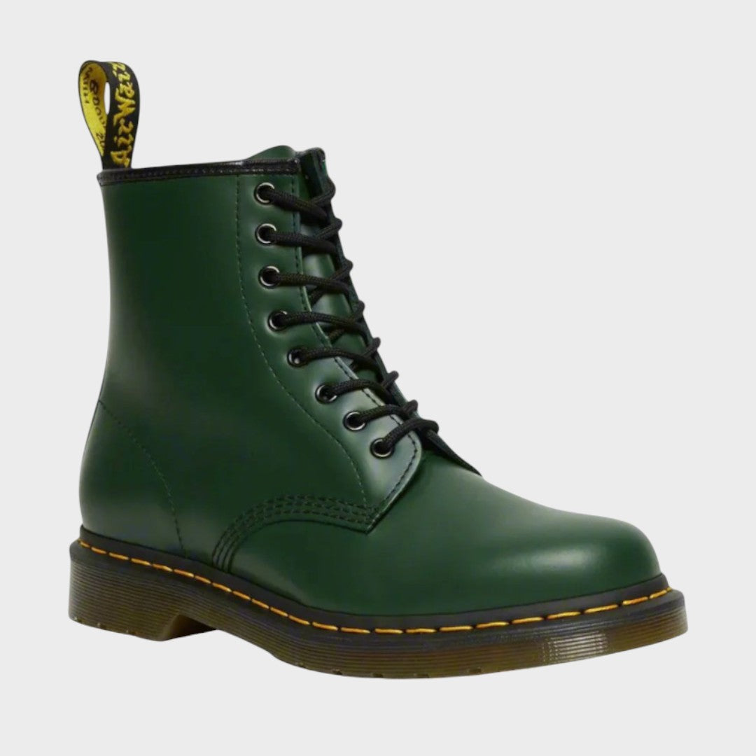 Mariana |  Botas de Piel Estilo Militar con Cordones