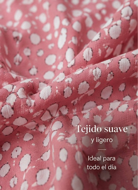 COLETTE | Vestido Midi Favorecedor Rosa