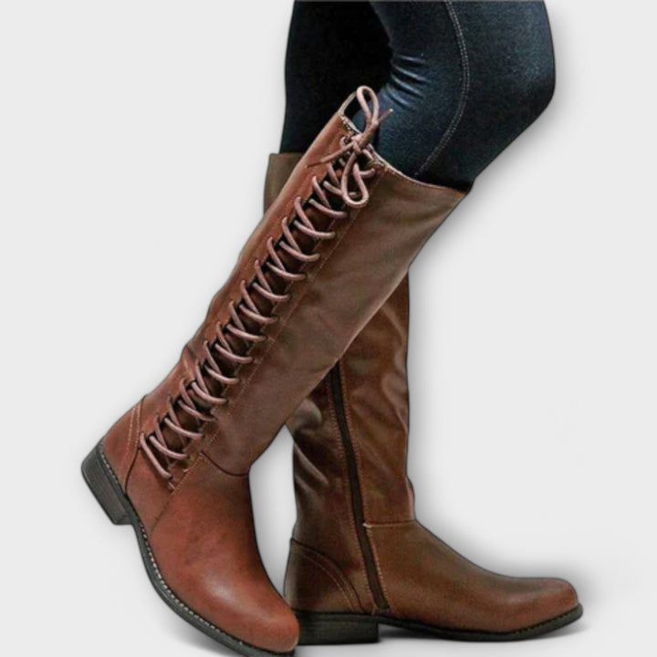 Milenne | Botas Altas con Cordones