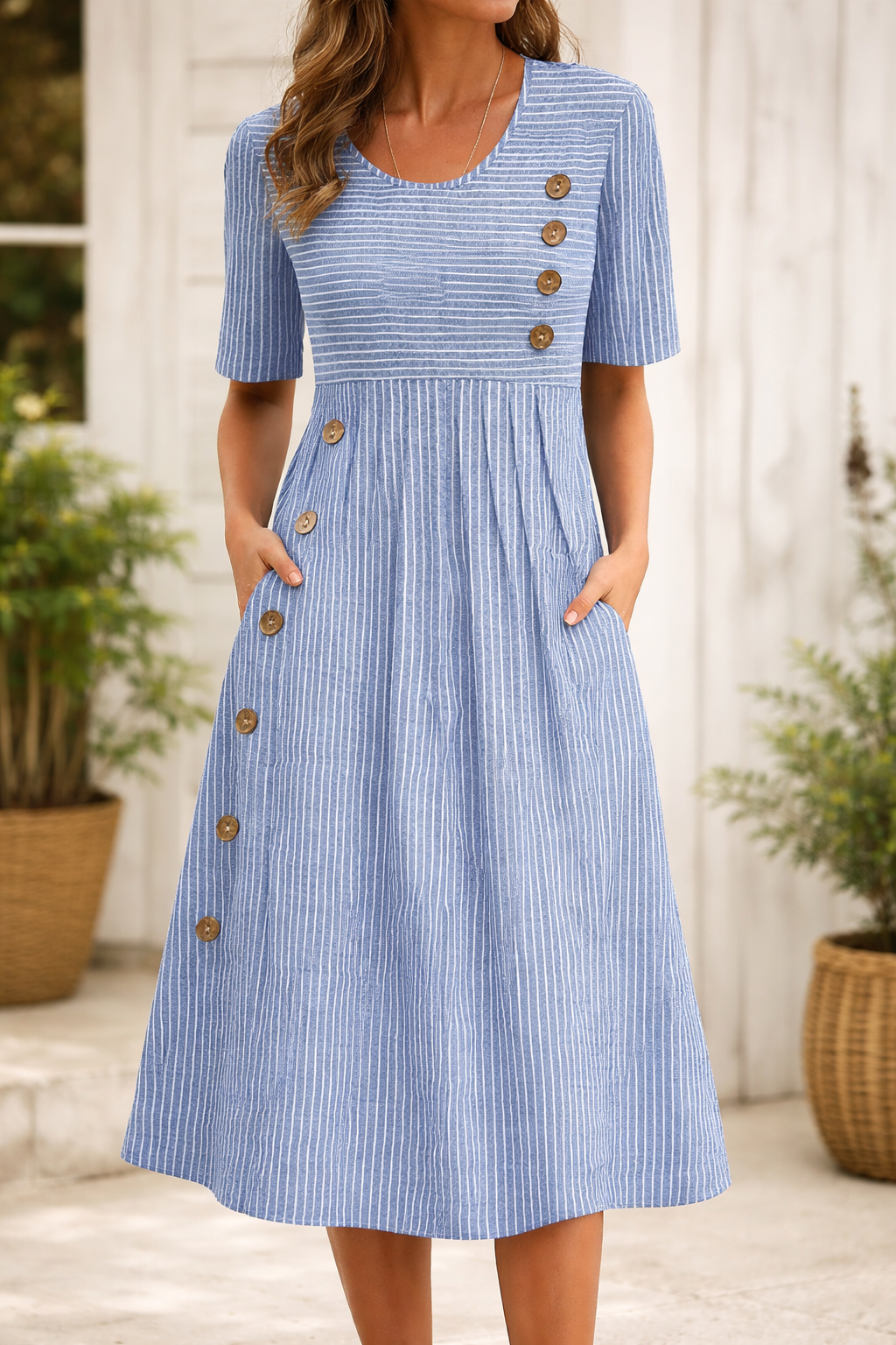 Victoria™ | Vestido Midi Elegante y Cómodo para Cada Día