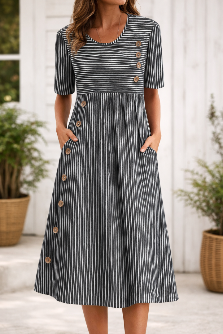Victoria™ | Vestido Midi Elegante y Cómodo para Cada Día