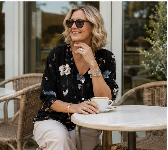 ALISA™ | Blusa Floral Elegante que Estiliza