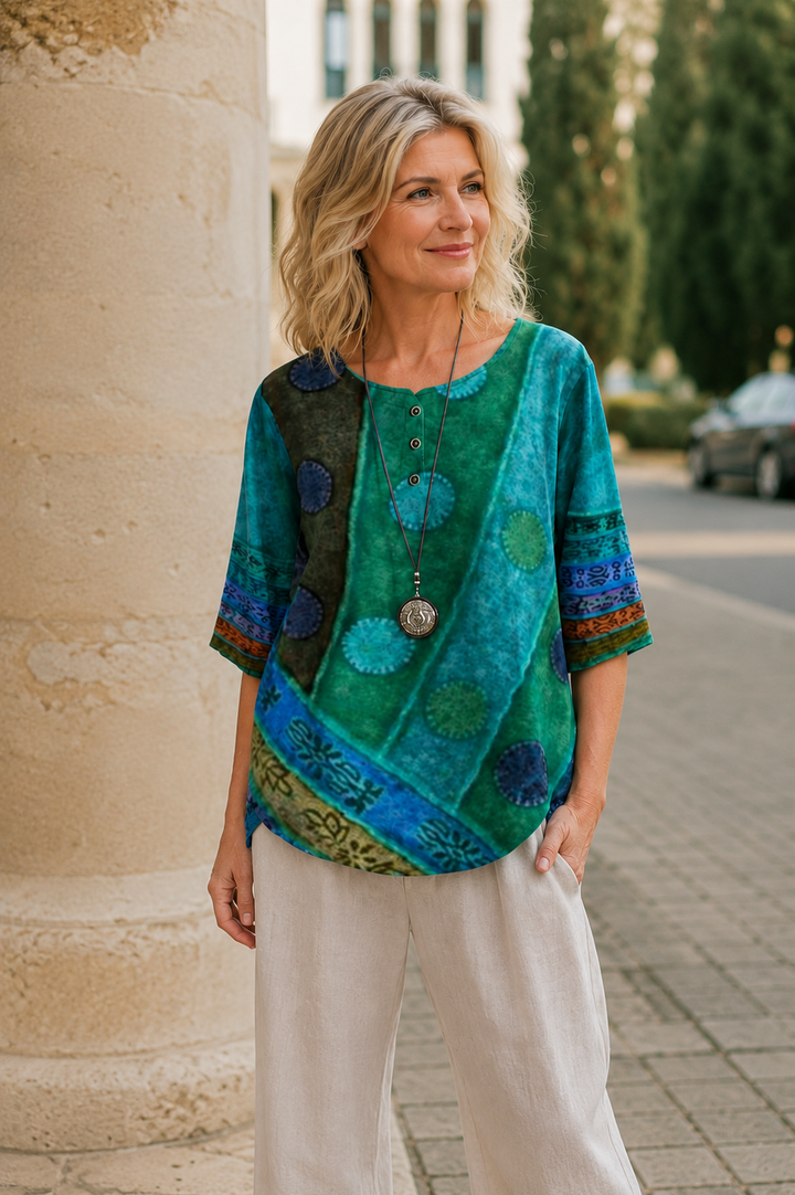 Ulla™ | Blusa Suelta Premium para un Look Elegante