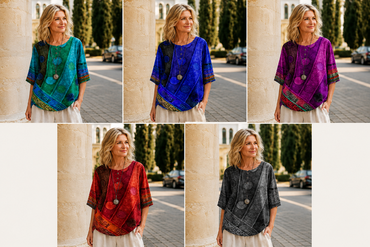 Ulla™ | Blusa Suelta Premium para un Look Elegante