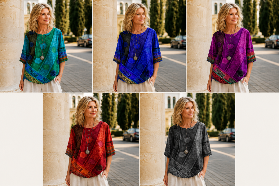 Ulla™ | Blusa Suelta Premium para un Look Elegante
