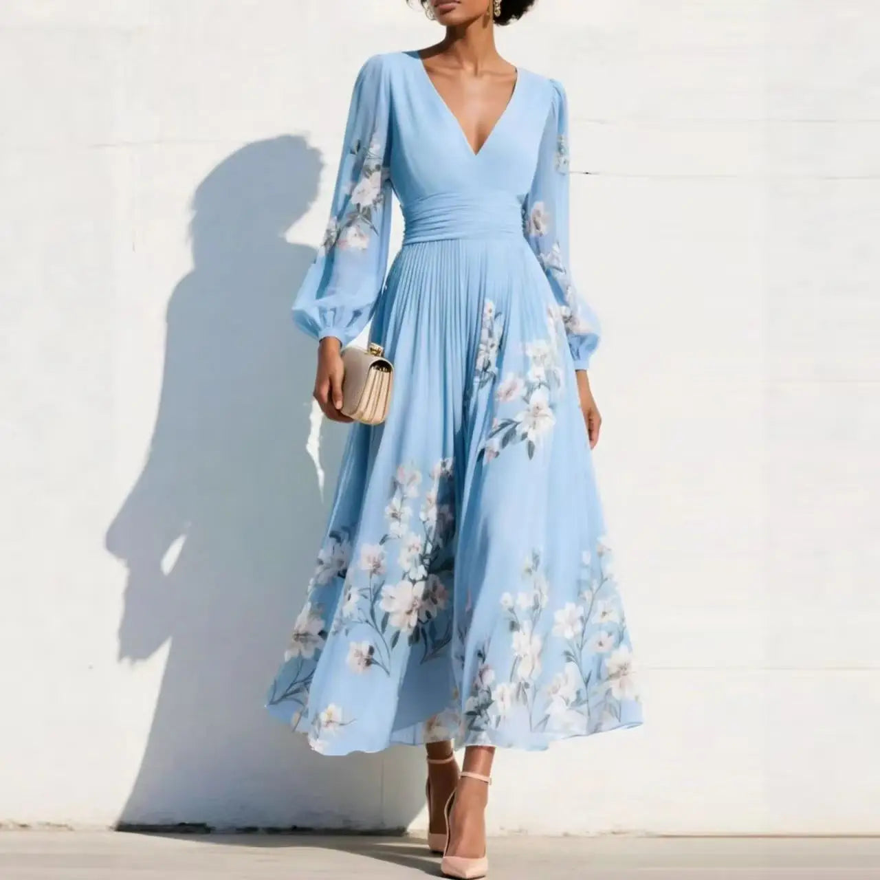 BEGOÑA | VESTIDO FLORAL ELEGANTE