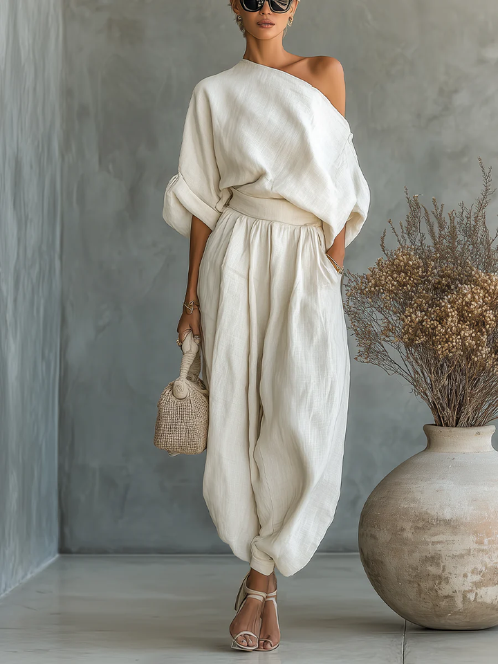 Mila™ | Conjunto Elegante de 2 Piezas Fluido y Sofisticado