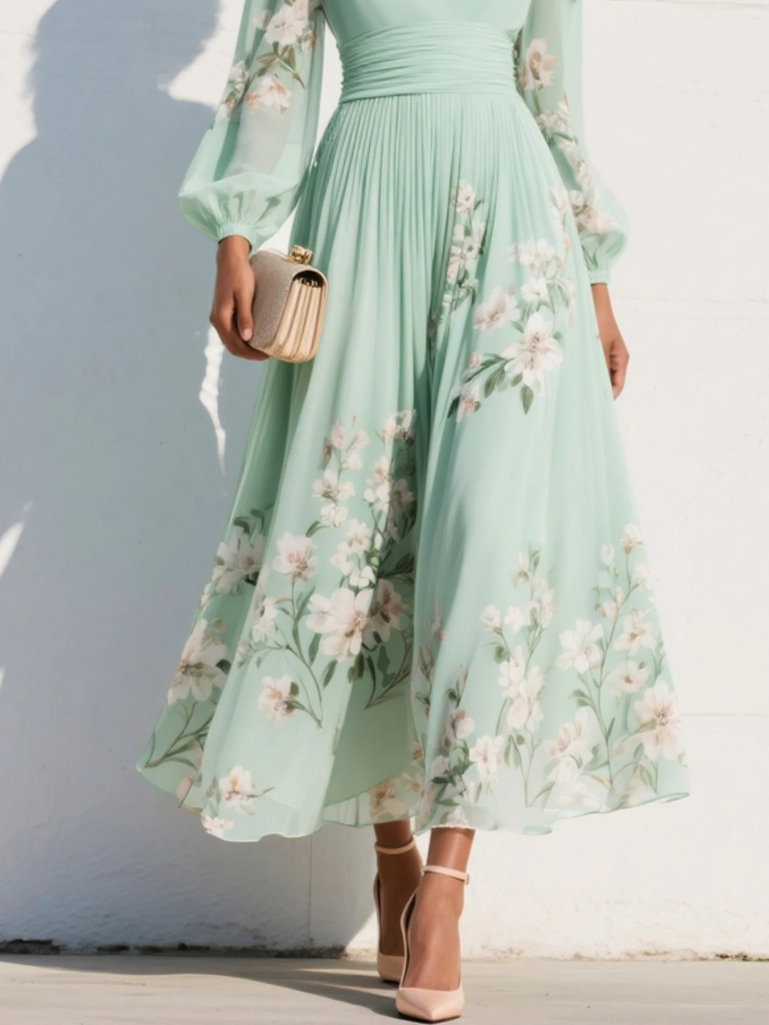 BEGOÑA | VESTIDO FLORAL ELEGANTE