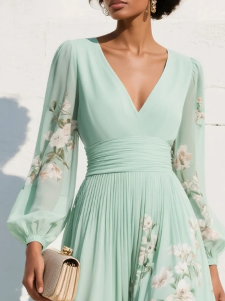 BEGOÑA | VESTIDO FLORAL ELEGANTE