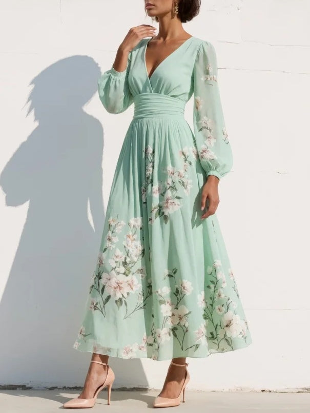 BEGOÑA | VESTIDO FLORAL ELEGANTE