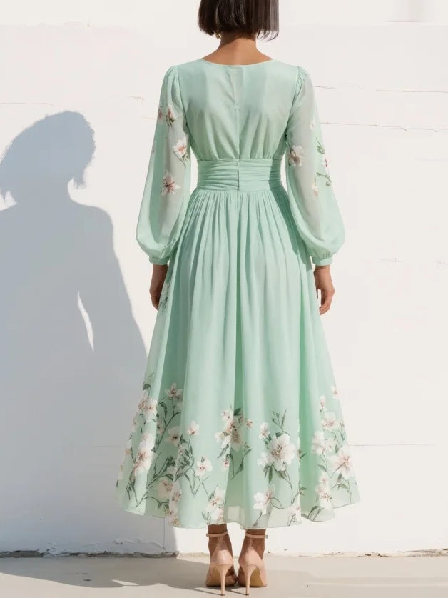 BEGOÑA | VESTIDO FLORAL ELEGANTE