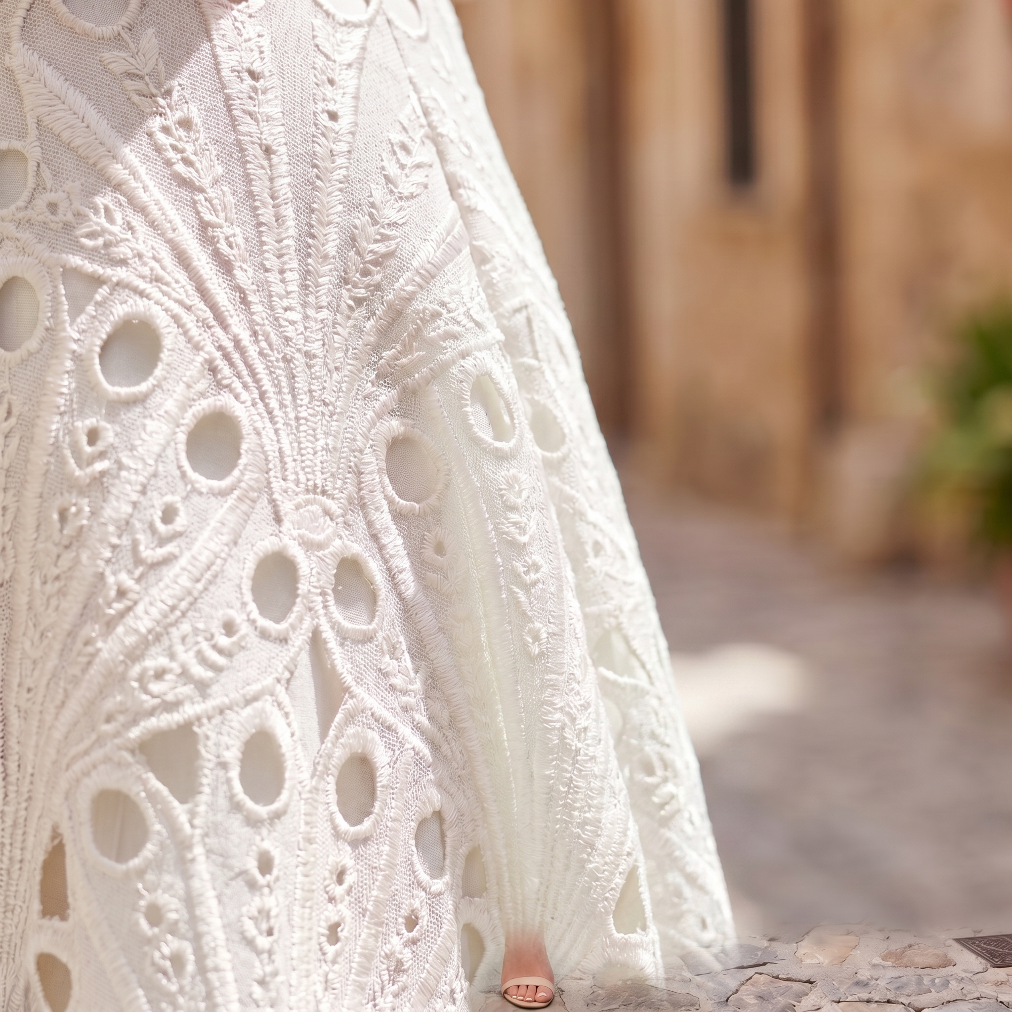 Charlisse™ – Vestido midi de encaje elegante con ajuste favorecedor