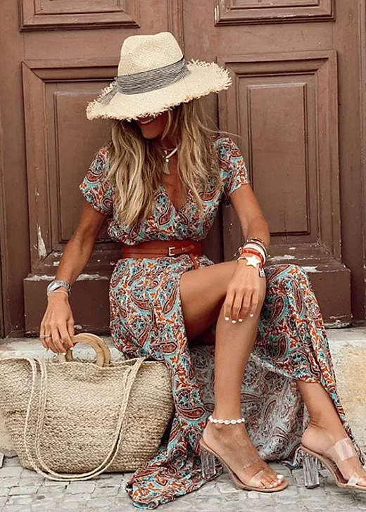 Sybella™ | Vestido Maxi Boho Fluido y Elegante