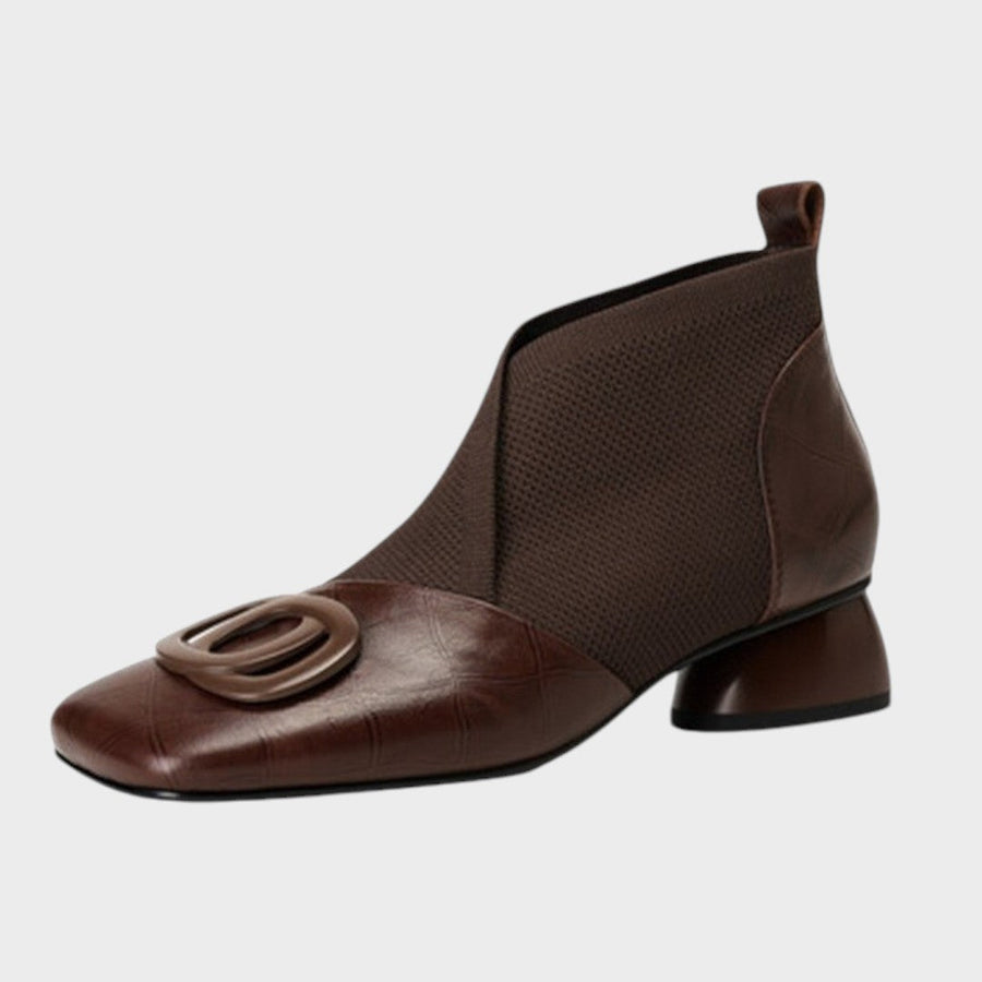 Abigail | Botines de Piel con Elástico