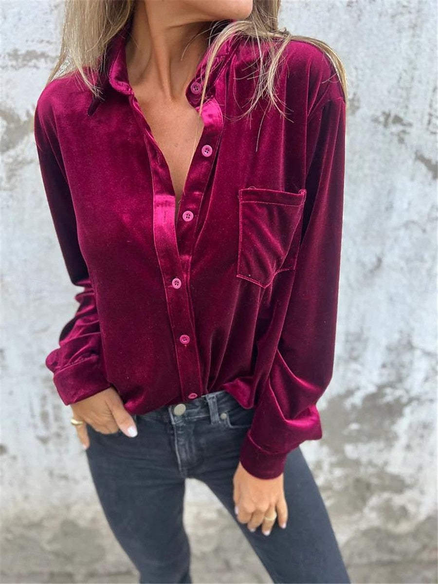 Isis - Blusa Terciopelo